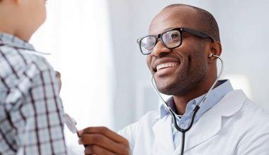 Doctor with a stethoscope