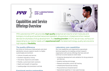 capabilities and service offerings overview