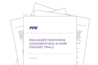 Risk-based monitoring considerations in rare diseases trials