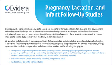 Pregnancy and Lactation Studies overview