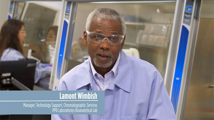 Lamont Wimbish, Manager Tedchnology Support, Chromatographic Services PPD Laboratories Bioanalytical Lab
