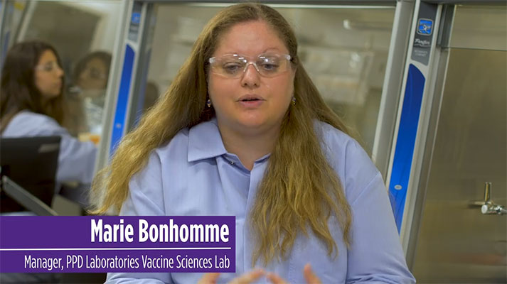 Marie Bonhomme, Manager PPD Laboratories Vaccine Sciences Lab