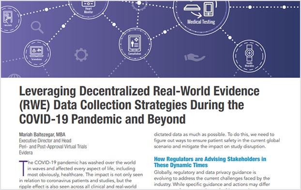 Evidera Decentralized RWE Data Collection Strategies White Paper