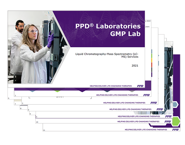 GMP Lab Liquid Chromatography-Mass Spectrometry (LC-MS) Services Presentation