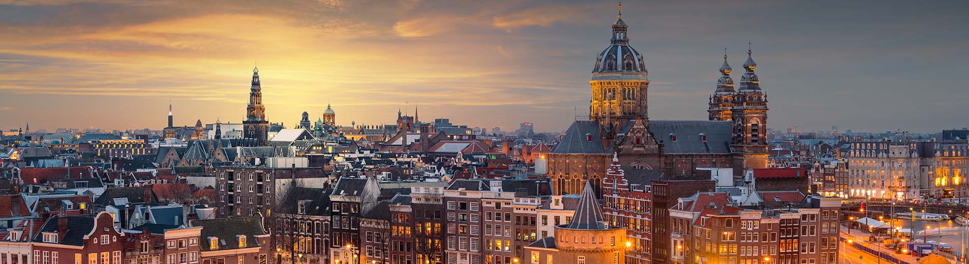 Amsterdam Netherlands skyline