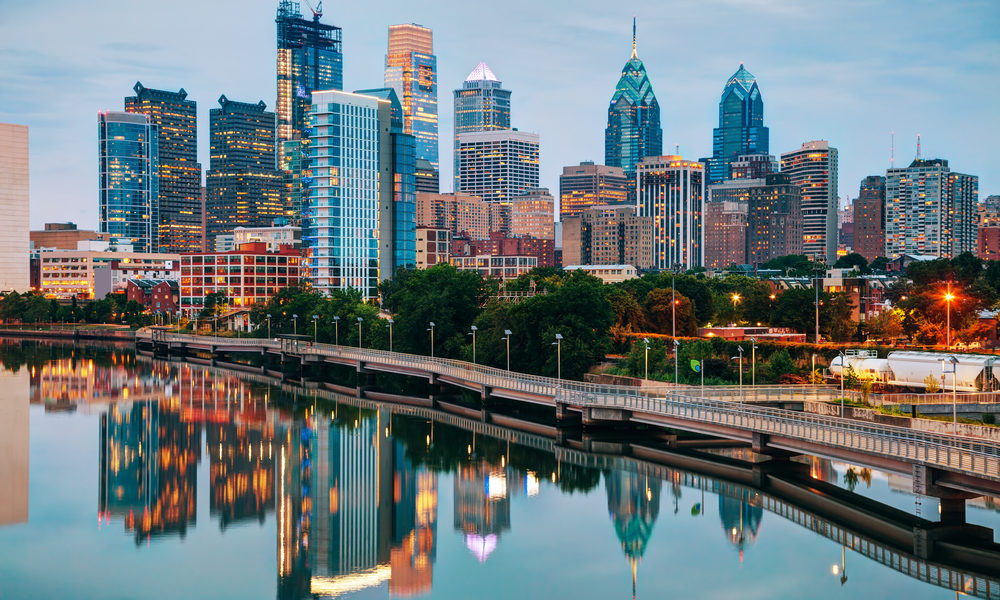 Philadelphia PA skyline