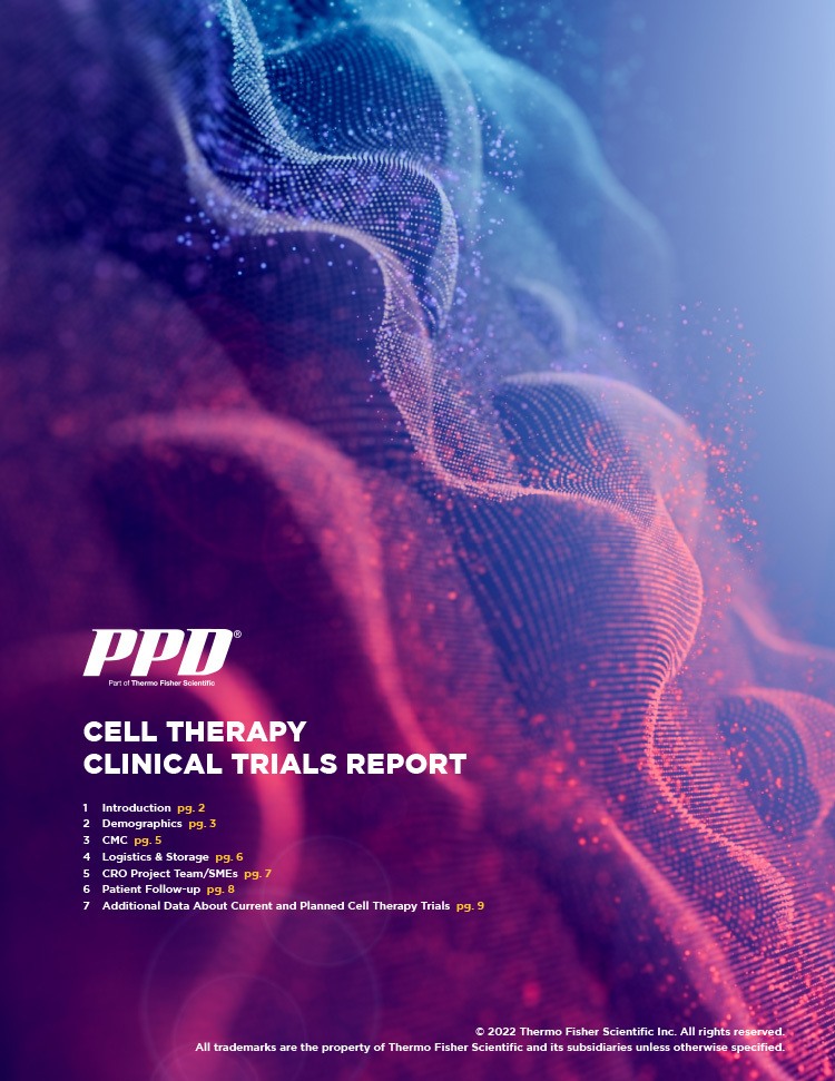 Cell therapy clinical trials report cover