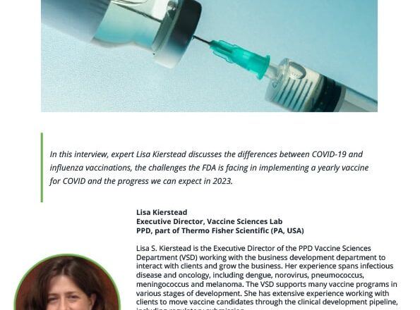 First page of "COVID vs Flu Vaccinations: Are They Similar?" article