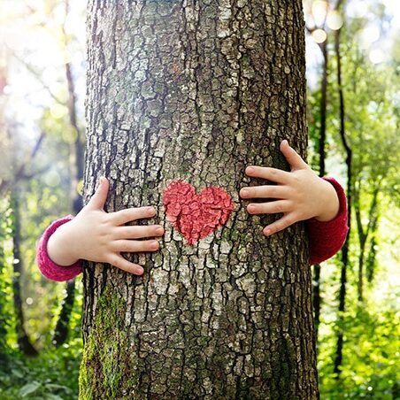 Tree Hugging Love nature
