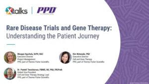 Title screen of the webinar "Understanding the Patient Journey"