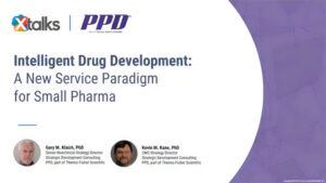 Title screen of webinar displaying the title and presenters.