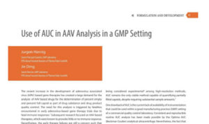 AUC in AAV Analysis in a GMP Setting