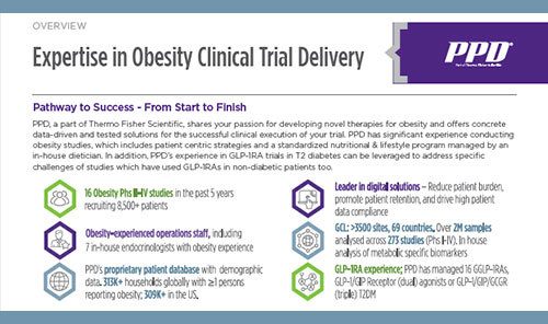 Expertise in Obesity Clinical Trial Delivery