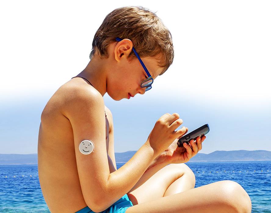 Boy with metabolic diabetes