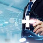 Professional highlighting a health symbol