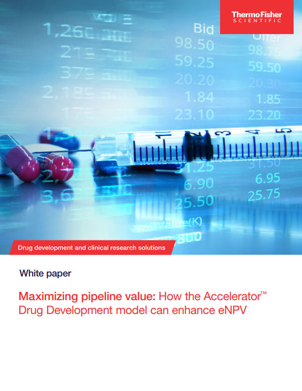 Maximizing pipeline value: How the Accelerator™ Drug Development model can enhance eNPV title page