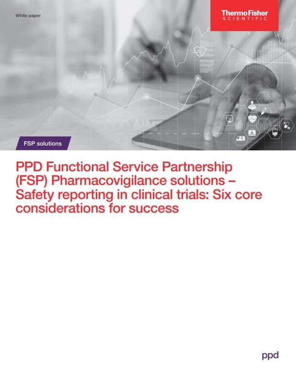 PPD FSP Safety Reporting in Clinical Trials white paper-cover