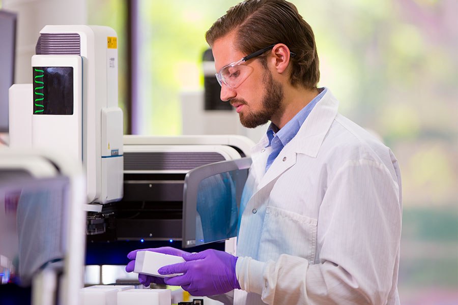 Biomarker lab technician