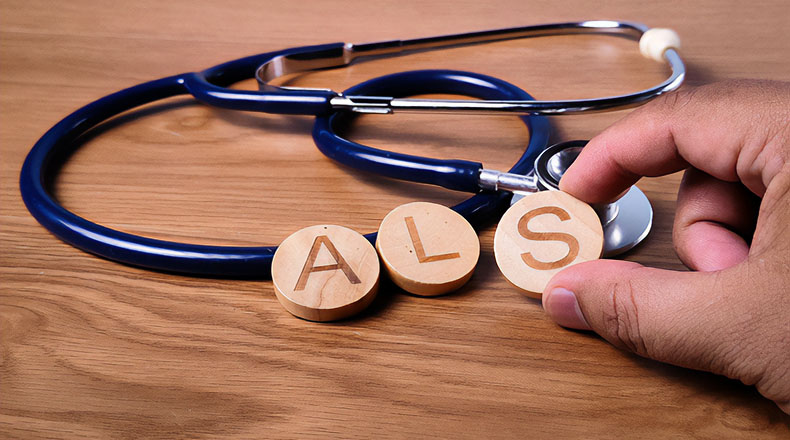 A stethoscope with ALS