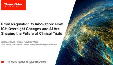 Webinar title screen, 