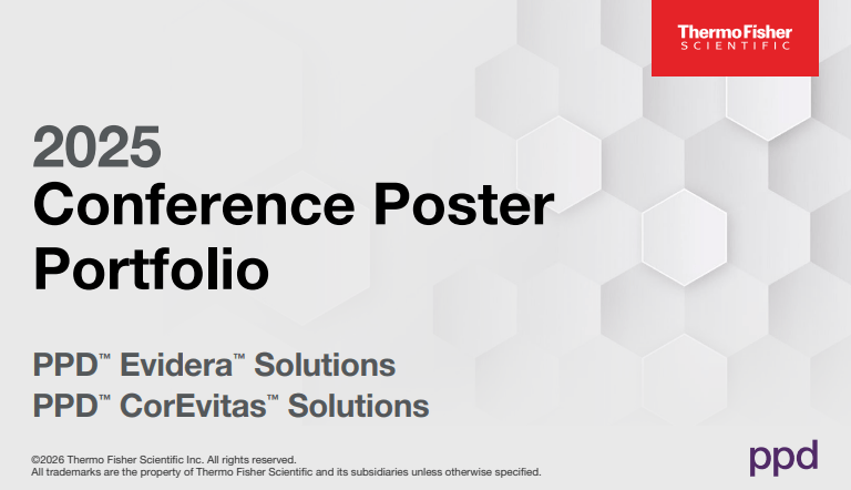 2025 Conference Poster Portfolio by PPD Evidera Solutions and PPD CorEvitas Solutions 