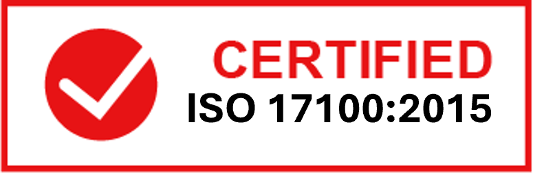 Certified ISO 17100:2015