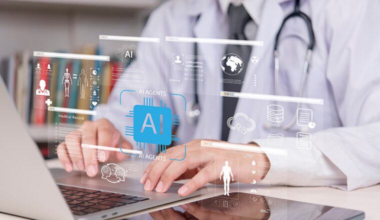 Real-world-data AI clinical trials