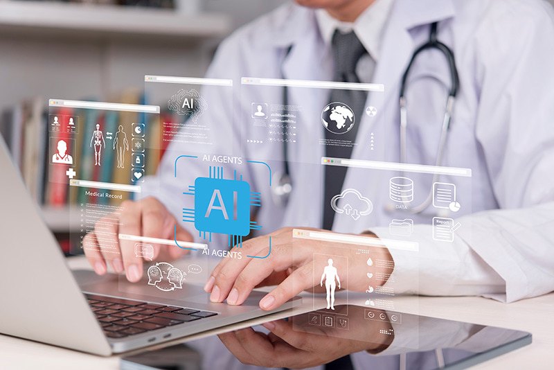 Real-world-data AI clinical trials