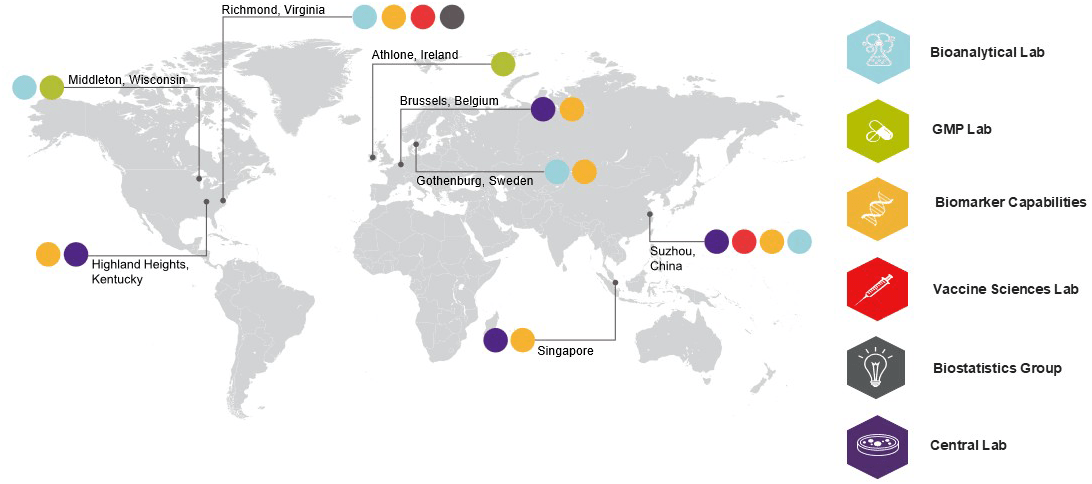 PPD global network of laboratories