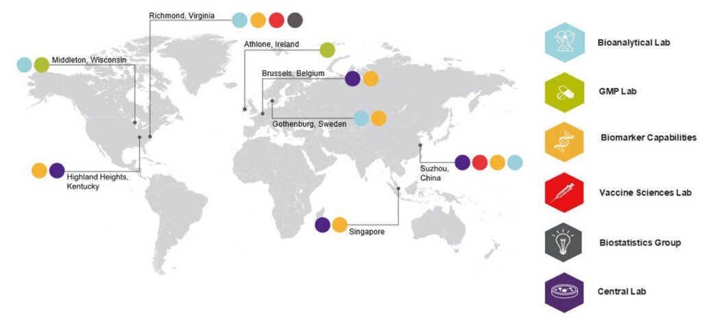 PPD laboratory services map 2026