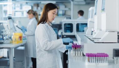 Biotech laboratory