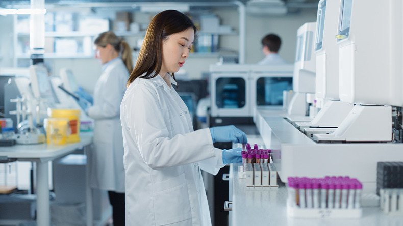 Biotech laboratory